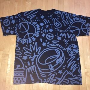 Viola x Allen Iverson Tee Size Large Purple and Black